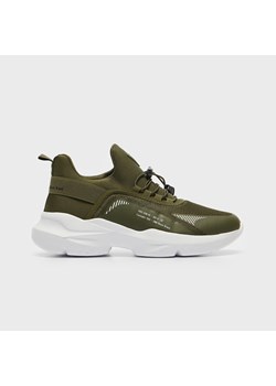 Zielone sneakersy w futurystycznym stylu - Khaki ze sklepu House w kategorii Buty sportowe męskie - zdjęcie 156864734