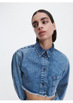 Reserved - Koszula jeansowa - indigo jeans ze sklepu Reserved w kategorii Koszule damskie - zdjęcie 156872173