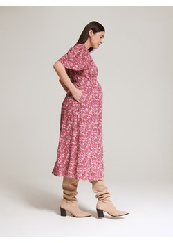 Reserved - Wiskozowa sukienka z nadrukiem - Wielobarwny ze sklepu Reserved w kategorii Sukienki ciążowe - zdjęcie 156873920