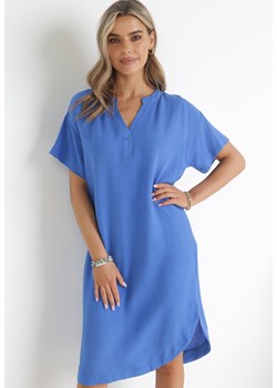 Niebieska Sukienka Marytria ze sklepu Born2be Odzież w kategorii Sukienki - zdjęcie 156880602
