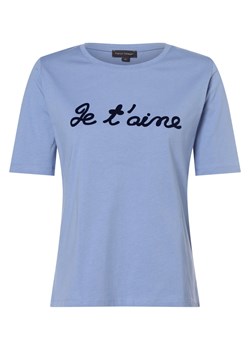 Franco Callegari T-shirt damski Kobiety Bawełna niebieski nadruk ze sklepu vangraaf w kategorii Bluzki damskie - zdjęcie 156886014