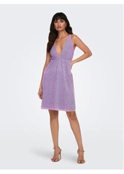 ONLY Sukienka 15289490 Fioletowy Regular Fit ze sklepu MODIVO w kategorii Sukienki - zdjęcie 156887853