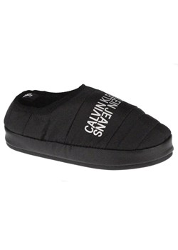 Kapcie Calvin Klein Home Shoe Slipper W Warm Lining W YW0YW00412-BEH czarne ze sklepu ButyModne.pl w kategorii Kapcie damskie - zdjęcie 156926680