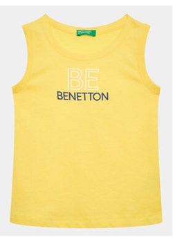 United Colors Of Benetton Top 3I1XGH00P Żółty Regular Fit ze sklepu MODIVO w kategorii Koszulki niemowlęce - zdjęcie 156933690