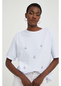 Answear Lab t-shirt bawełniany kolor biały ze sklepu ANSWEAR.com w kategorii Bluzki damskie - zdjęcie 156944031