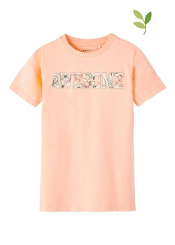 name it Koszulka w kolorze pomarańczowym ze sklepu Limango Polska w kategorii Bluzki dziewczęce - zdjęcie 156950383