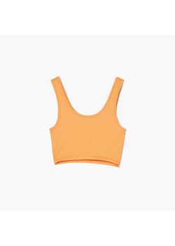 Cropp - Pomarańczowy crop top - pomarańczowy ze sklepu Cropp w kategorii Bluzki damskie - zdjęcie 156953434