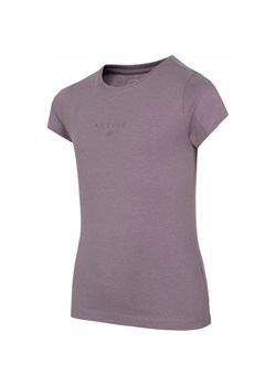 Koszulka dziewczęca HJZ22 JTSD002 4F ze sklepu SPORT-SHOP.pl w kategorii Bluzki dziewczęce - zdjęcie 156957550