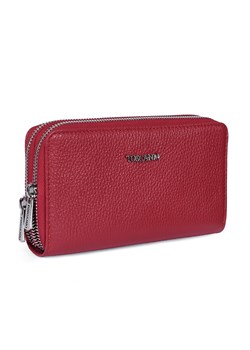 Czerwony portfel damski TOSP08 ze sklepu Domenoshoes w kategorii Portfele damskie - zdjęcie 156961733