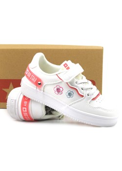 Buty sportowe dla dziewczynki - Big Star JJ374080, białe ze sklepu ulubioneobuwie w kategorii Buty sportowe dziecięce - zdjęcie 157030674