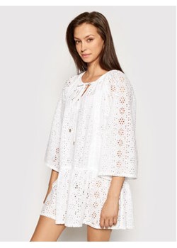 Melissa Odabash Sukienka plażowa Ashley CR Biały Regular Fit ze sklepu MODIVO w kategorii Odzież plażowa - zdjęcie 157034660