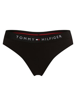 Tommy Hilfiger Stringi Kobiety Bawełna czarny jednolity ze sklepu vangraaf w kategorii Majtki damskie - zdjęcie 157035541