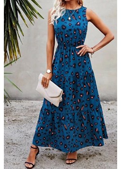 Sukienka LASONTA BLUE ze sklepu Ivet Shop w kategorii Sukienki - zdjęcie 157036551