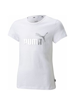 Koszulka juniorska ESS+ Logo Tee Puma ze sklepu SPORT-SHOP.pl w kategorii Bluzki dziewczęce - zdjęcie 157049643