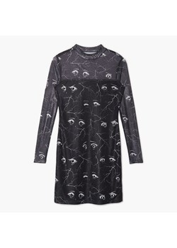 Cropp - Sukienka z motywem błyskawic - Czarny ze sklepu Cropp w kategorii Sukienki - zdjęcie 157050502