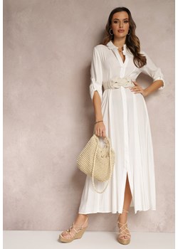 Biała Sukienka Hillcrest ze sklepu Renee odzież w kategorii Sukienki - zdjęcie 157053261