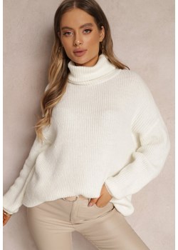Biały Golf Oversize Malia ze sklepu Renee odzież w kategorii Swetry damskie - zdjęcie 157053422