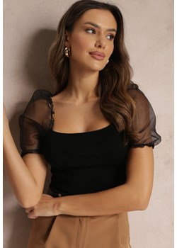 Czarna Bluzka Avani ze sklepu Renee odzież w kategorii Bluzki damskie - zdjęcie 157053610