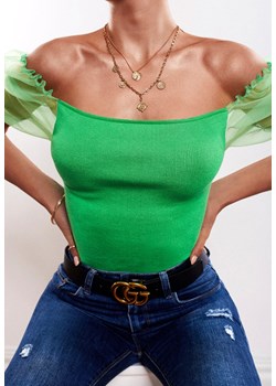 Zielona Bluzka Avani ze sklepu Renee odzież w kategorii Bluzki damskie - zdjęcie 157053613