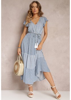 Niebieska Sukienka Adrenia ze sklepu Renee odzież w kategorii Sukienki - zdjęcie 157053791
