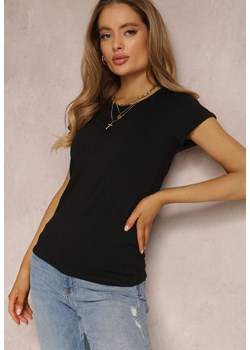 Czarny T-shirt Ariema ze sklepu Renee odzież w kategorii Bluzki damskie - zdjęcie 157053870