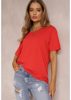 Czerwony T-shirt Eraela ze sklepu Renee odzież w kategorii Bluzki damskie - zdjęcie 157053890