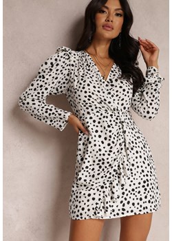 Biało-Czarna Sukienka Calinome ze sklepu Renee odzież w kategorii Sukienki - zdjęcie 157054381