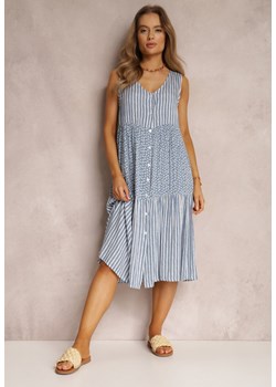 Niebieska Sukienka Atria ze sklepu Renee odzież w kategorii Sukienki - zdjęcie 157054514