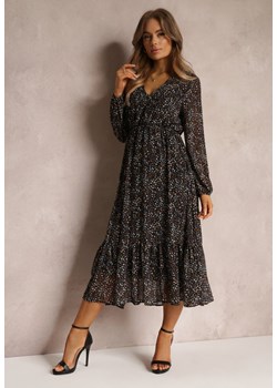 Granatowa Sukienka Boulderblossom ze sklepu Renee odzież w kategorii Sukienki - zdjęcie 157054772