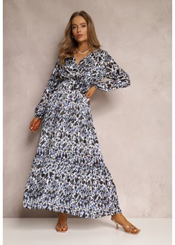 Niebieska Sukienka Galeendyl ze sklepu Renee odzież w kategorii Sukienki - zdjęcie 157054851