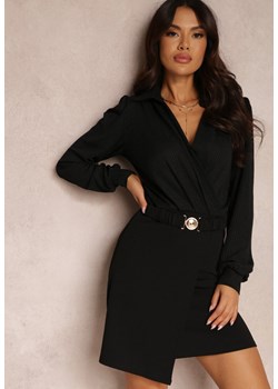 Czarna Sukienka Roseblossom ze sklepu Renee odzież w kategorii Sukienki - zdjęcie 157054883