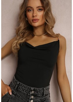Czarny Top Salamenis ze sklepu Renee odzież w kategorii Bluzki damskie - zdjęcie 157055140