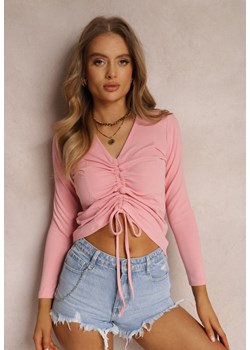 Różowa Bluzka Callimenis ze sklepu Renee odzież w kategorii Bluzki damskie - zdjęcie 157055360