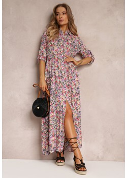 Fioletowa Sukienka Pisirose ze sklepu Renee odzież w kategorii Sukienki - zdjęcie 157055400