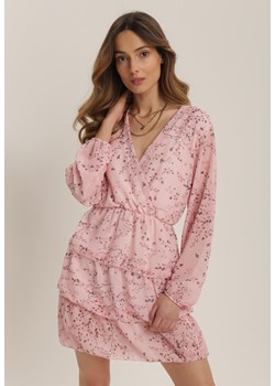 Różowa Sukienka Kallitiax ze sklepu Renee odzież w kategorii Sukienki - zdjęcie 157055530