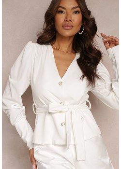 Biała Bluzka Laogale ze sklepu Renee odzież w kategorii Koszule damskie - zdjęcie 157055600