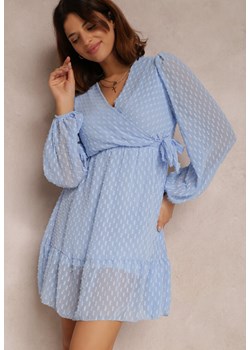 Niebieska Sukienka Savagale ze sklepu Renee odzież w kategorii Sukienki - zdjęcie 157055633
