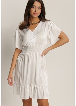 Biała Sukienka Anthenia ze sklepu Renee odzież w kategorii Sukienki - zdjęcie 157055974