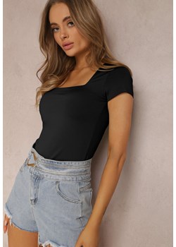 Czarna Bluzka Lithishis ze sklepu Renee odzież w kategorii Bluzki damskie - zdjęcie 157056024