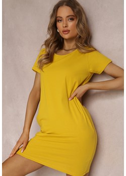 Żółta Sukienka Hyrmiala ze sklepu Renee odzież w kategorii Sukienki - zdjęcie 157056512
