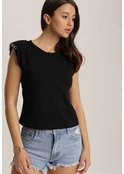 Czarna Bluzka Taphophise ze sklepu Renee odzież w kategorii Bluzki damskie - zdjęcie 157056582