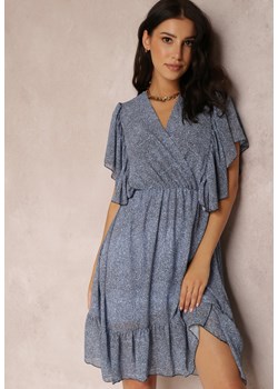 Niebieska Sukienka Seena ze sklepu Renee odzież w kategorii Sukienki - zdjęcie 157056820