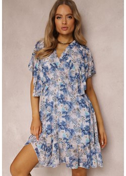 Niebieska Sukienka Qananii ze sklepu Renee odzież w kategorii Sukienki - zdjęcie 157056830