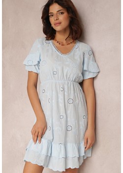 Jasnoniebieska Sukienka Nethusei ze sklepu Renee odzież w kategorii Sukienki - zdjęcie 157056860