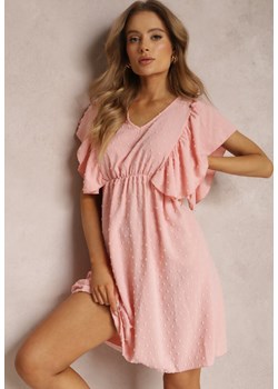 Różowa Sukienka Phirryn ze sklepu Renee odzież w kategorii Sukienki - zdjęcie 157057272