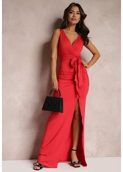 Czerwona Sukienka Alphophe ze sklepu Renee odzież w kategorii Sukienki - zdjęcie 157057342