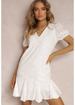 Biała Sukienka Jennirissa ze sklepu Renee odzież w kategorii Sukienki - zdjęcie 157057481