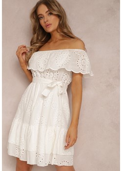 Biała Sukienka Neadone ze sklepu Renee odzież w kategorii Sukienki - zdjęcie 157057531