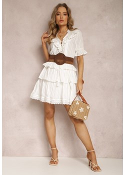 Biała Sukienka Kalliliphis ze sklepu Renee odzież w kategorii Sukienki - zdjęcie 157057573