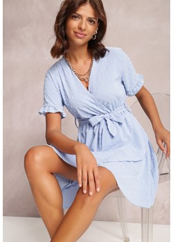 Niebieska Sukienka Fontamere ze sklepu Renee odzież w kategorii Sukienki - zdjęcie 157057682